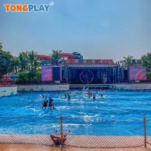 Relaxing Surf Wave Pool Amusement Water Park Supplies Customized