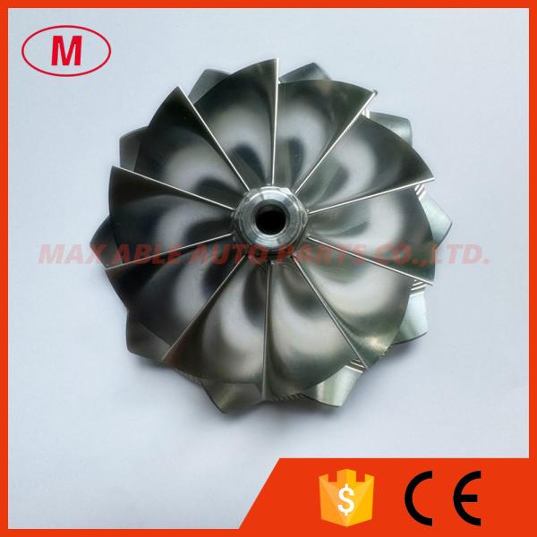 GT45 85.00/105.00mm 10+0 blades high performance turbocharger milling/aluminum 2618/billet compressor wheel