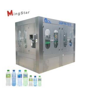 Sanitary SUS304 Flowing Liquid Mineral Water Packing Machine