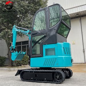 R328 Mine Mini Excavator Rubber Tracked Epa Scavatore Clean Up Dirt Track