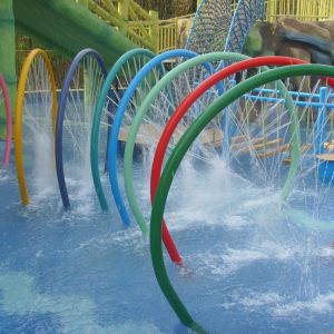 Customized Spray Aqua Play Water Game, Fiberglass Water Park Equipment