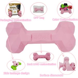 Pet Tooth Cleaning Interactive Bone Toys Aggressive Chewers Chewing Satisfaction