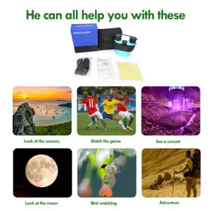 Kids Compact Hd 10x25 Binocular Telescope With Strap