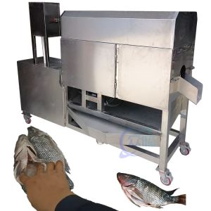 Seafood processing factory fish belly and back cleaning machine Fish cutting and cleaning machine