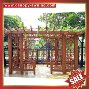 public outdoor garden leisure park wood style aluminium aluminum metal grape