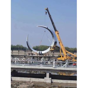 Outdoor Abstract 316L Stainless Steel Art Sculptures