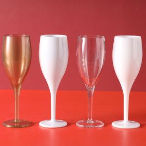2.5oz Small SAN Plastic Biodegradable Champagne Flutes Glasses 70ml