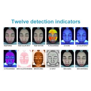 Handheld Facial Skin Analyzer With Artificial Intelligence And Image Analysis
