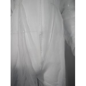 Disposable PP Coverall Single Layer Nonwoven Head to Ankle Coverage Basic