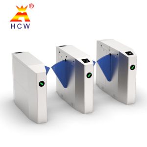 Quality Bidirectional Flap Barrier Turnstile Face Recognition Dynamic Temperature Measurement for sale