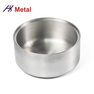 Metal Polished Molybdenum Crucible Pure 99.95%