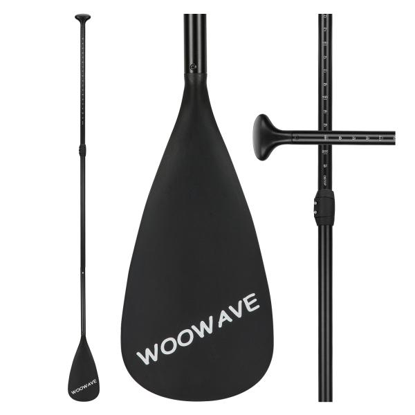 3-piece Woowave Aluminum Inflatable Sup Paddle with Lightweight and Adjustable Design