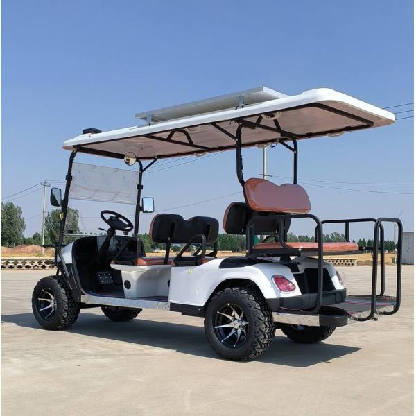 6 Seater Golf Cart Logo Printing Customized Adult Rechargeable Tourist Sightseeing Car