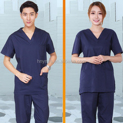 OEM Service Hospital Scrub Suit Comfortable Breathable Customized