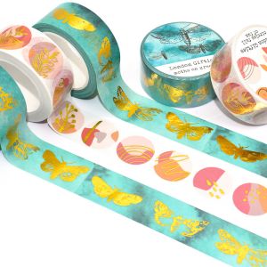 Custom Printed Clear Foil Washi Tape Waterproof Washi Paper Tape