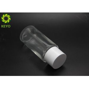 100ml Flat Shoulder Body Oil Glass Bottle With Screw Cap