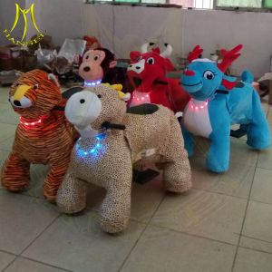 Hansel battery operated rechargeable plush animal mall ride on toys