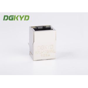 Side Entry Single Port 10/100baseT RJ45 with transformer , UTP RJ45 8P8C female