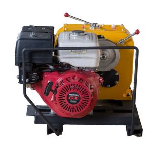 8 Ton Cable Winch Puller Line Construction Gasoline Engine For Pulling Hoisting