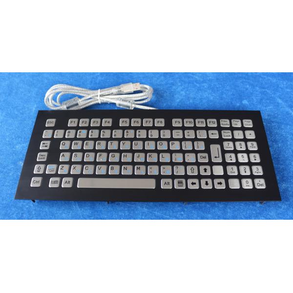 IP65 vandal proof stainless steel industrial keyboard 95 keys compact format