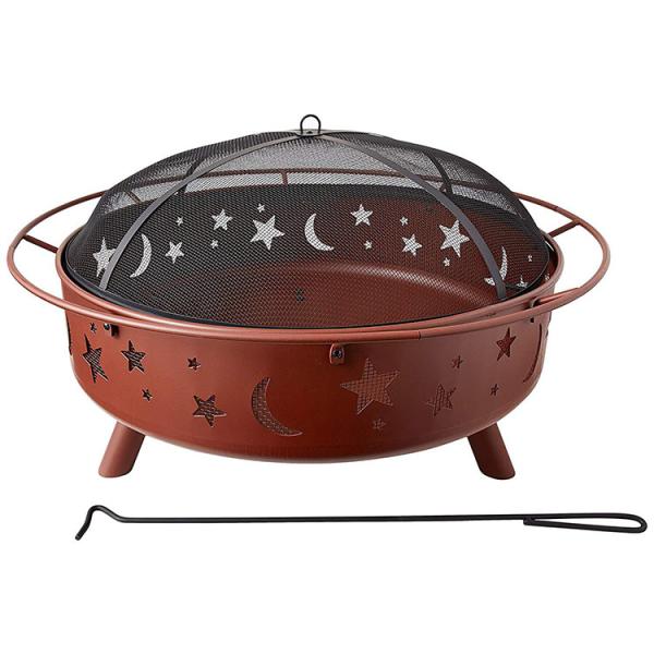 Customized Metal Stamping Steel Fire Pit Corten Steel Firebowl 3mm Thickness