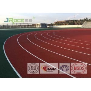IAAF Certified Polyurethane Track Surface , Running Track Surface Material