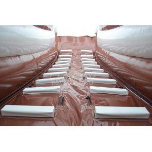 Indoor Chocolate 0.55mm Plato pvc Inflatable Amusement Park