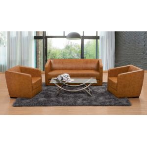 Modern PU leather China reception office sofa