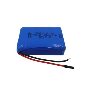 MSDS 1300mAh 7.4 Volt Lipo Battery Pack Cobalt Oxide