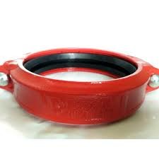 Buy 3 In Grooved Painted Ductile Iron Coupling Pipe Clamp With E Gasket at wholesale prices