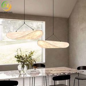End Duplex Apartment Crystal Chandelier Modern Nordic Pendant Light with LED