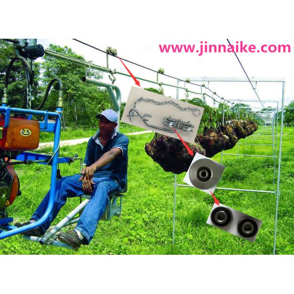 Zinc Silver Banana Cableway Roller ISO9001 SGS