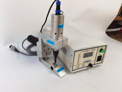 40khz 500w Hand Push Ultrasonic Fabric Cutting and Sealing Machine