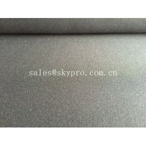 Stretchable nylon jerey spandex thick neoprene fabric with one or both sides