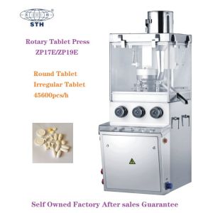 Geometrical Shape Rotary Tablet Press Machine 50KN Button Control