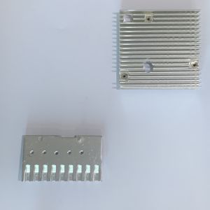 ZINC PLATED Custom Anodized Aluminum Extrusion Heat Sink for CNC Milling