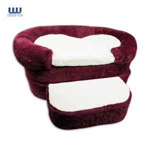 Non Slip Balanced Two Step Dog Stairs Steps Ramp High Density Foam