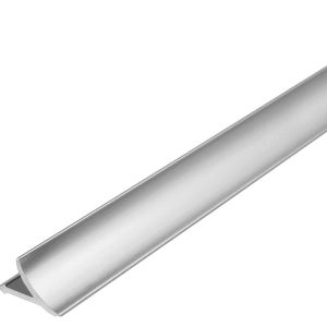 T Shaped Aluminum Square Edge Metal Tile Trim Corner Profiles L Shaped White