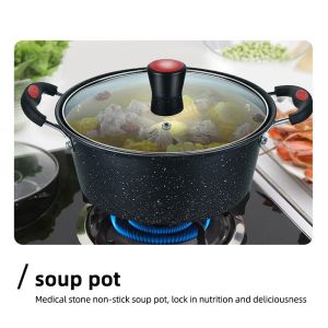 Kitchen Cooking Frying Cast Iron Cookware Set 3PCS Non Stick