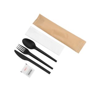 165mm 171mm PLA Biodegradable Disposable Utensils For Canteen