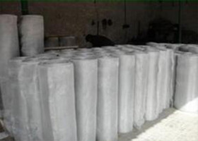 Flexible Blue Aluminium Woven Mesh / Aluminium Fly Screen Mesh Roll