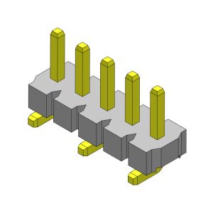 Pin Header Connector 3.96mm Single Row SMT TYPE 1*2PIN To 1*24PIN H=3.18MM