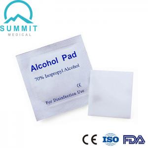 China Single Use Non-woven Alcohol Prep Pad Alcohol Pad Alcohol Awab Alcohol Wipe Pad with 70% or 75% Isopropyl Alcohol on sale