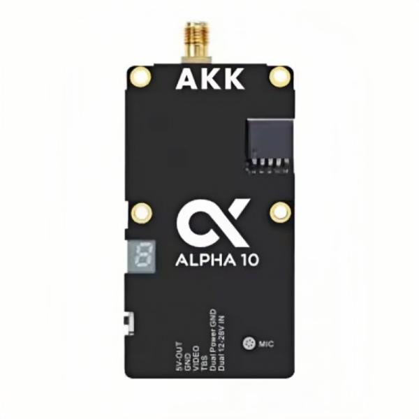 AKK 5.8G 10W VTX Alpha10 Video Transmitter Support Smart Audio with 80 CH Drone