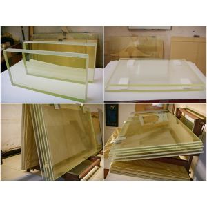 Quality 12mm Thickness X Ray Lead Glass With Smooth Edge Type Customized for sale