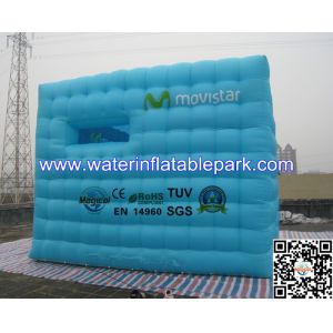 Sky Blue 5x5m Inflatable Tent For Advertising , 4 Season Outdoor Tent