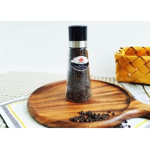 Big Capacity Glass Salt and Pepper Grinders Refillable Grinder