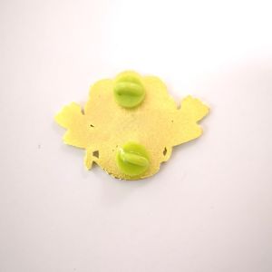 Custom Golden Collectible NYE Run Enamel Party Pin With Glitter Colors