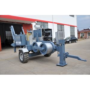 Quality 150kN Transmission Line Stringing Equipment Hydraulic Puller 1400 R/Min for sale
