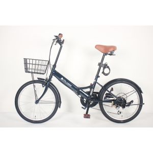 Foldable Road Bike With Comfortable Leather Saddle And 6 Speed Gears